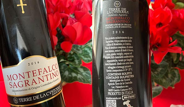 Montefalco Sagrantino 2016 Terre de la Custodia