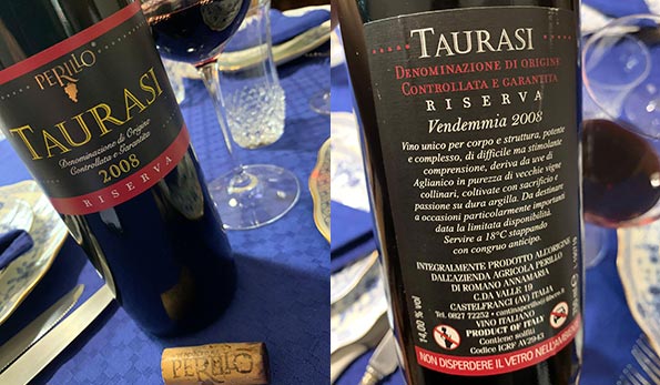 Taurasi 2008 Riserva Perillo