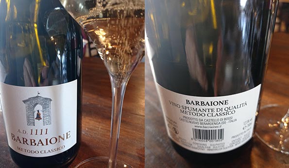 Barbaione Metodo Classico Castello di Bossi