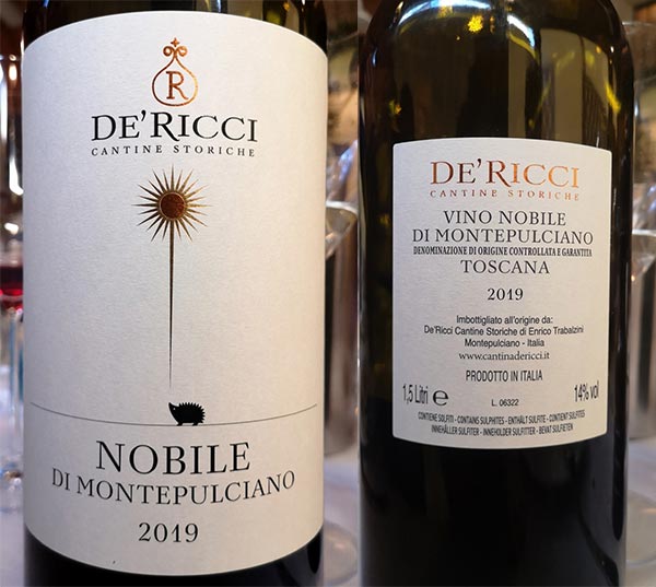 Vino Nobile di Montepulciano 2019 De' Ricci