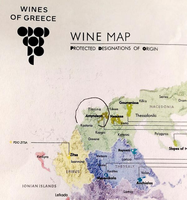 wine map xinomavro
