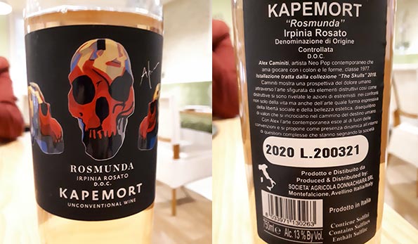 Irpinia Rosato Rosmunda Kapemort 2020 Donnachiara