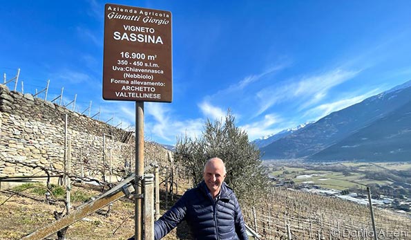 Giorgio Gianatti, 42 vendemmie alle spalle del Grumello in Valtellina