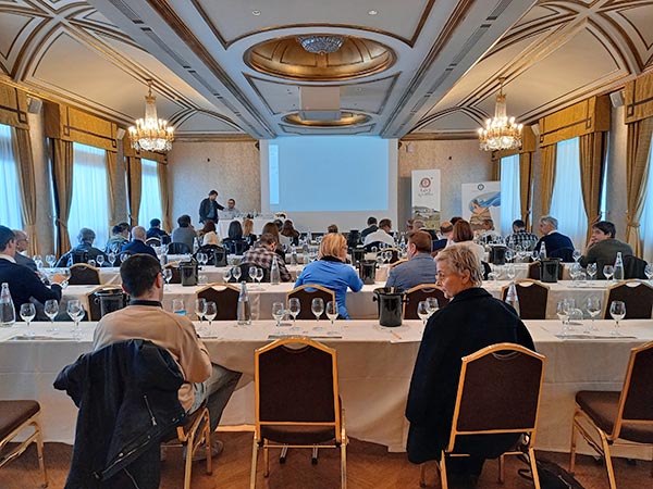 La sala degustazione del Gavi