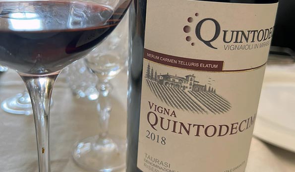Taurasi Riserva Vigna Quintodecimo 2018 Quintodecimo
