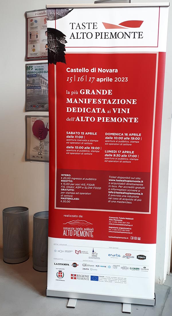 Locandina Taste Alto Piemonte 2023
