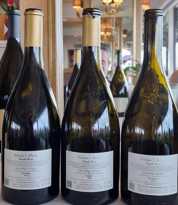 Mini verticale Terlaner I Grand Cuvée