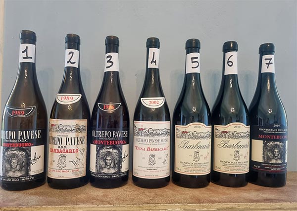 Bottiglie scoperte Barbacarlo e Montebuono