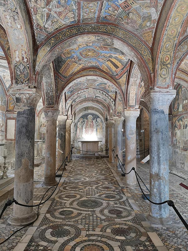 La cripta della Basilica di Anagni