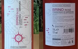 Il vino in 300 battute: Cannonau di Sardegna Rosato Brino Rosé 2021 Cantina Pedres