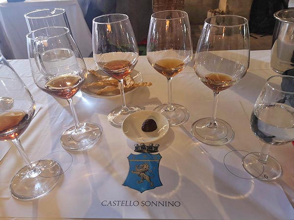 Verticale Vin Santo Castello Sonnino e La Leccia