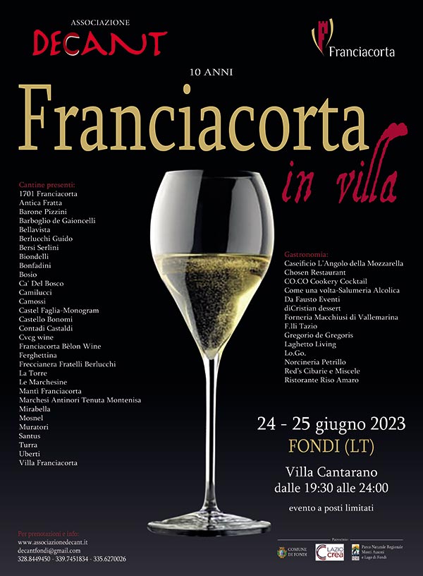 Locandina Franciacorta in Villa 2023