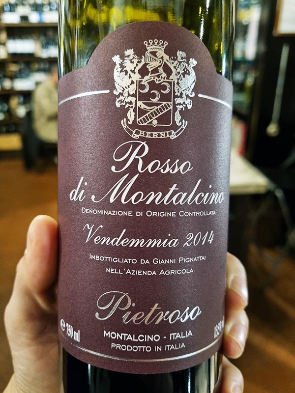 Rosso di Montalcino 2014 Pietroso