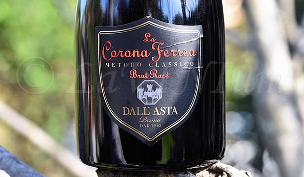 Colli di Parma La Corona Ferrea Brut Rosé Metodo Classico 2013 Dall'Asta