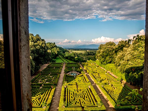 I giardini di Palazzo Ruspoli a Vignanello