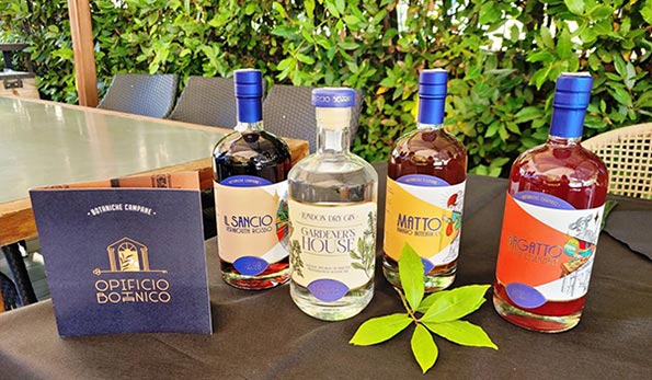 I quattro liquori di Opificio Botanico