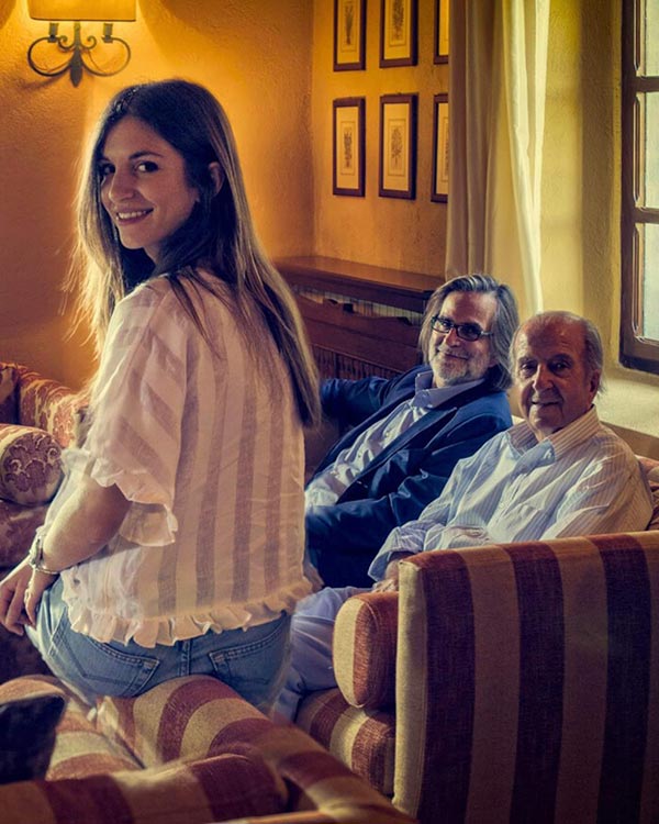 Ilaria, Roberto e Marco Felluga