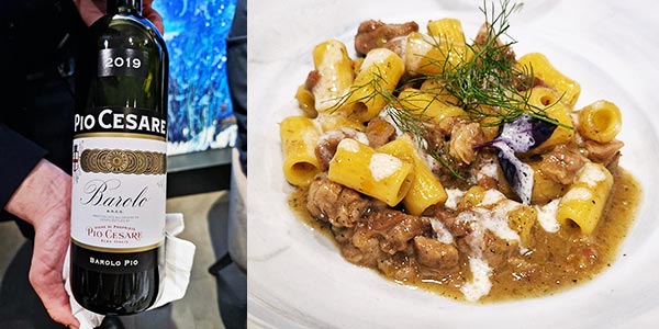 Barolo Pio e ragù di agnello
