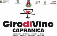 Domani a Capranica torna Giro di Vino, dedicato ai vitigni autoctoni della Tuscia