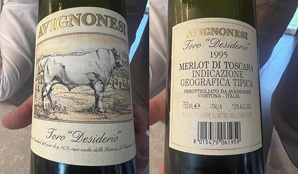 Merlot Toro Desiderio 1995 Avignonesi