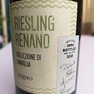 Riesling Renano Collezione di Famiglia 2018 Roeno