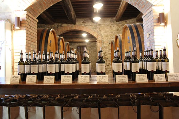 Verticale Chianti Classico Gran Selezione Sergio Zingarelli Rocca delle Macie