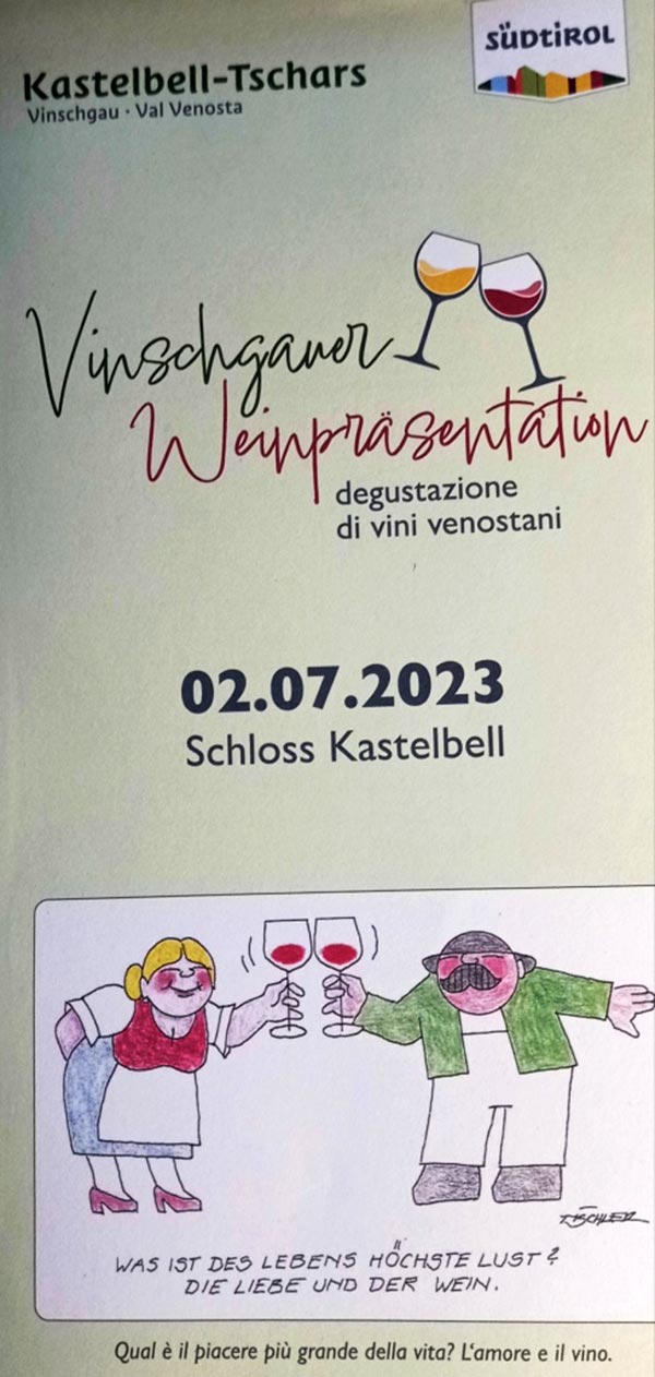 Locandina evento Val Venosta