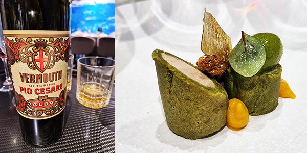 Vermouth Pio Cesare e insalata riccia