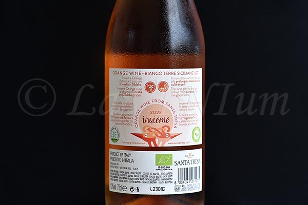 Bianco Insieme Orange 2022 Santa Tresa