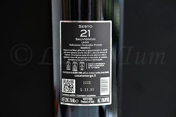 Sauvignon Sesto 21 2022 Casata Mergè