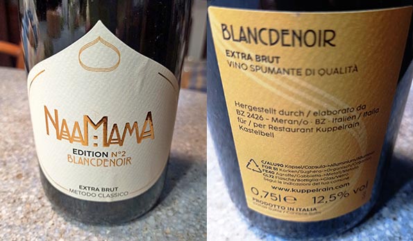 NaaMama Edition N.2 Extra Brut Metodo Classico Hartmann Donà
