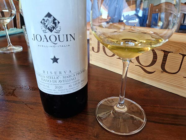 Joaquin Vino della Stella Fiano di Avellino DOCG Riserva 2020