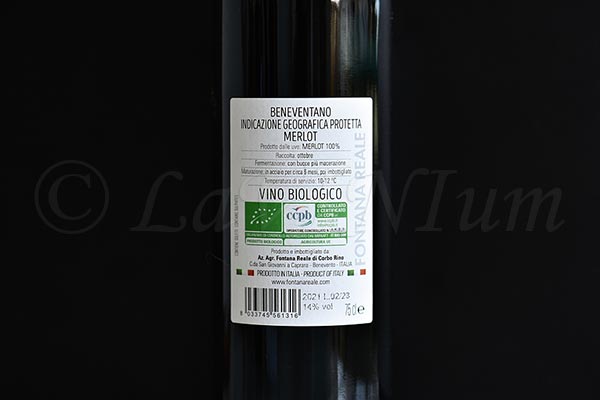 Merlot Merlonero 2021 Fontana Reale