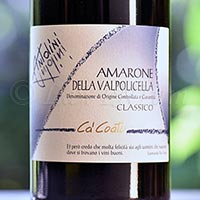 Amarone della Valpolicella Classico Ca' Coato 2016 Antolini
