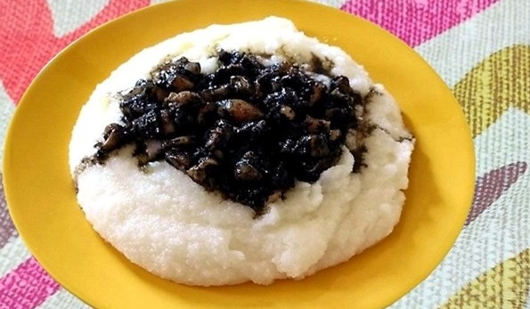 Seppie al nero con polenta