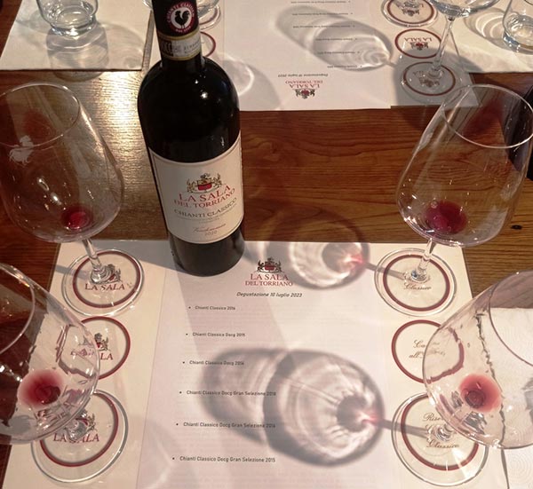 Degustazione Chianti Classico La Sala del Torriano