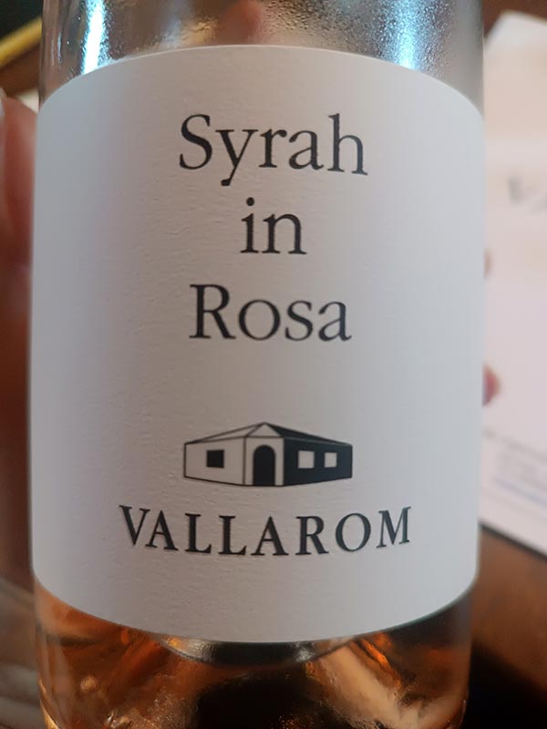 Syrah in Rosa 2021 Vallarom