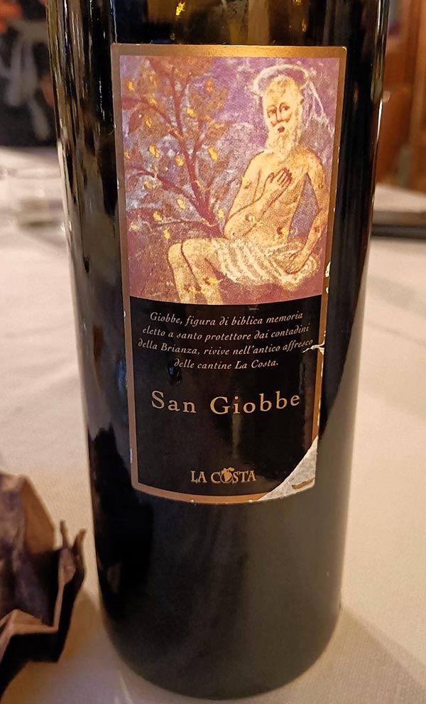 Terre Lariane Rosso “San Giobbe” 2001