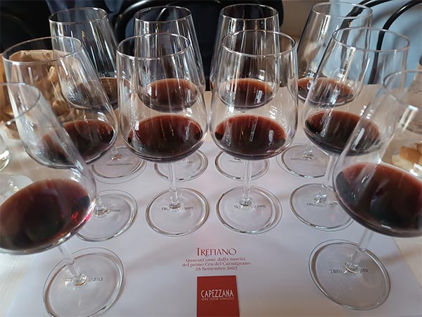 Tenuta di Capezzana verticale Trefiano