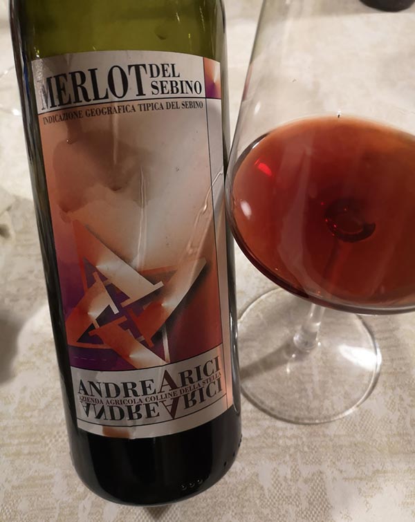 Merlot del Sebino 2001 Andrea Arici