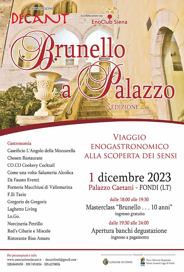 Brunello a Palazzo 2023