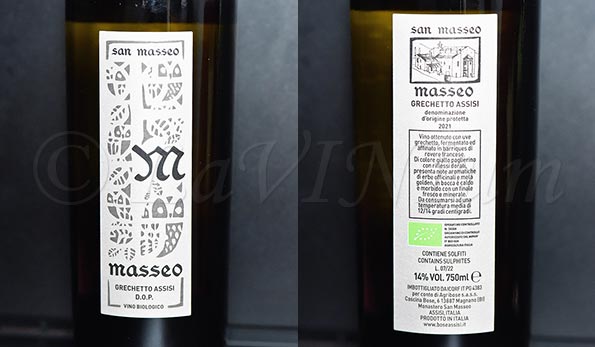 Assisi Grechetto Masseo 2021 San Masseo