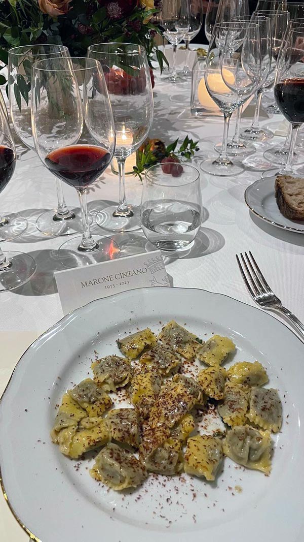 Col d'Orcia agnolotti