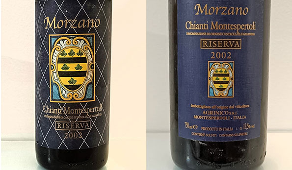 Chianti Montespertoli Riserva Morzano 2002 Agrinico
