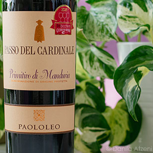 Primitivo di Manduria Passo del Cardinale 2021 Paolo Leo