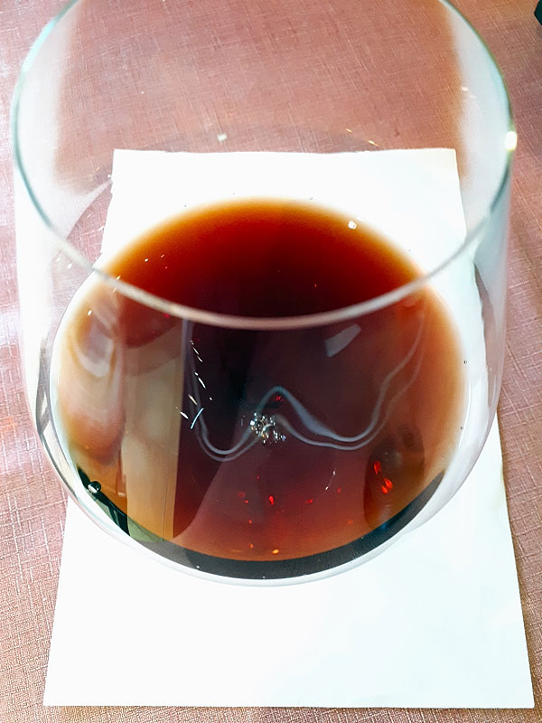 Il colore del Barbaresco Vigneto Brich Ronchi 1997 Rocca Albino