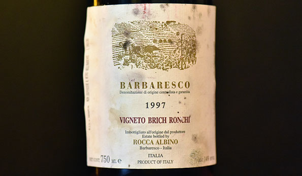 Barbaresco Vigneto Brich Ronchi 1997 Rocca Albino