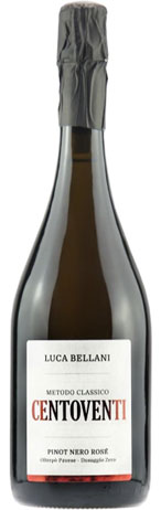 Oltrepò Pavese Pinot Nero Metodo Classico Dosaggio Zero Centoventi Rosé Luca Bellani