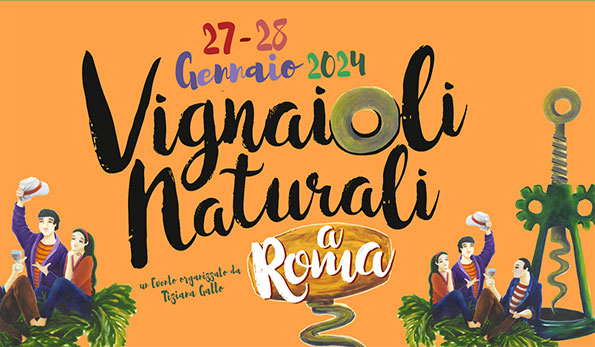 locandina Vignaioli Naturali a Roma 2024