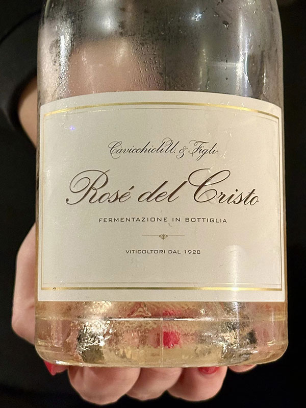 Lambrusco di Sorbara Metodo Classico “Rosé del Cristo” di Cantine Cavicchioli